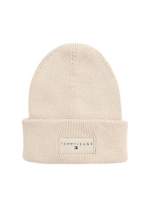 Cappello in maglia di cotone beige Tommy Jeans | AM0AM13666ACG